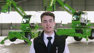 Merlo Walkaround  Roto  Rotating telehandlers [upl. by Aicxela]