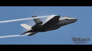 The F35A Lightning II jawdropping maneuvers [upl. by Rawdan749]