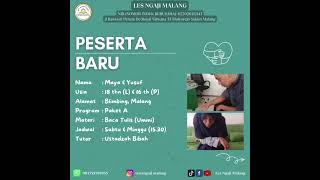 PESERTA BARU info WA 085 755 789 855 ngaji mengaji belajarmengaji [upl. by Enetsuj]