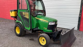 2008 John Deere X728 wSnowblower amp Salter jrsauctions [upl. by Bozovich]