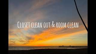 VLOG Much needed closet clean out amp room clean [upl. by Iraj]