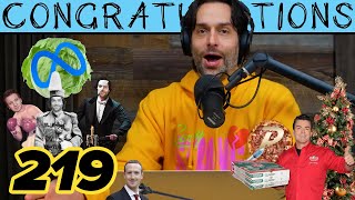 Go Delicious 219  Congratulations Podcast with Chris DElia [upl. by Zachar]