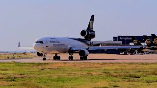 20 Minutes of Golden Hour Planespotting at Dallas Fort Worth Intl Airport with ATC [upl. by Ralina44]