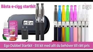 Ego Dubbel startkit e cigg från Cigoteket se [upl. by Akamaozu]