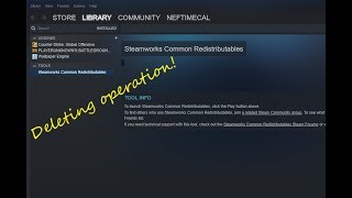 Steamworks Common Redistributables problem fix [upl. by Artiek173]