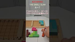 KATAMINO スモールスラムAー7 知育玩具知育パズル木製パズル [upl. by Fanchette]