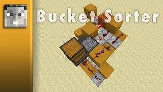 Minecraft 17 Compact Lava And Water Bucket Sorter ShowcaseTutorial [upl. by Garnette]