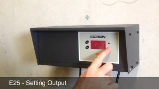 E25  Setting Output [upl. by Nagiam876]