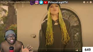 Reacting to Snow Tha Product  Really Counts Official Music Video [upl. by Afnin685]