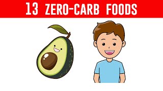 13 ZERO CARB Foods to Eat to Lose Weight [upl. by Ahsinnod]