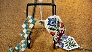 HOW TO Bead Loom Beading step by step tutorial for beginners [upl. by Aerdnaeel143]