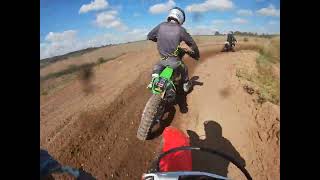 SHERWOOD MOTOCROSS MX VETSC PRACTICE 2923 BIG BOLDER ON TRACK CRF250R [upl. by Opal]