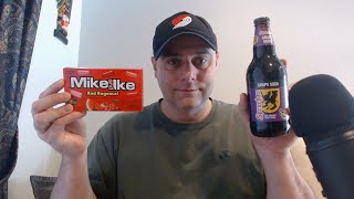 ASMR Drink Review and Eating Mike and Ike Candy [upl. by Notluf]