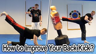 How to Improve Your Back Kick  GNT Taekwondo Tutorial [upl. by Leksehc]