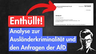 AFDAnfrage Gruppenvergewaltigungen und Co SO sieht die Kriminalstatistik in NRW aus [upl. by Rakso]