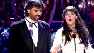 Andrea Bocelli amp Sarah Brightman quotTime to Say Goodbyequot 1997 [upl. by Kemeny]