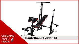 Hantelbank Set Power XL  Unboxing Video [upl. by Aslam100]