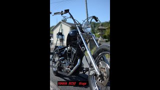 YAMAHA XV250 Virago Chopper チョッパー ビラーゴ ロングフォーク [upl. by Adeehsar]