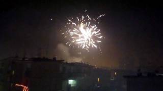 Capodanno 2012 Napoli tangenziale Fuorigrotta [upl. by Ilahsiav581]