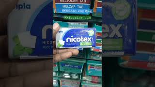 Nicotex 2mg  Nicotine gum  Mint plus flavour  shorts [upl. by Olenta]