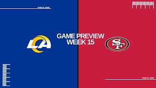 Los Angeles Rams vs San Fransisco 49ers  2024 Week 15 Prediction [upl. by Machutte]