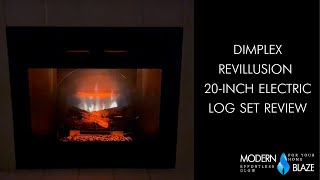 Dimplex Revillusion 20Inch Plugin Electric Log Set Review [upl. by Inimak]