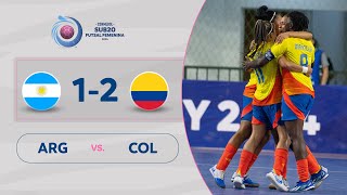 ARGENTINA vs COLOMBIA 12  RESUMEN  CONMEBOL SUB20FSFEM  SEMIFINAL [upl. by Crotty]