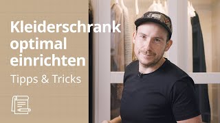 Kleiderschrank einrichten  IKEA Tipps amp Tricks [upl. by Ztnaj]