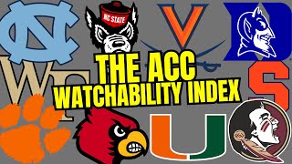 The ACC Basketball Watchability Index  College Basketball 202425 [upl. by Osyth]