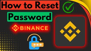 How to Reset Password in Binance Account [upl. by Gerk]