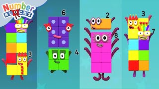 Awe Walk in Numberland 🌈  Maths for Kids 12345  Learn to Count  Numberblocks [upl. by Onurb]