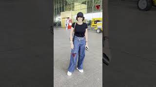 Mandira Bedi Looks Beautiful Spotted At Airpor [upl. by Elkin]