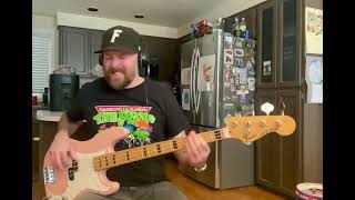 Frenzal Rhomb  quotLaneway Davequot bass cover [upl. by Aihsenor798]