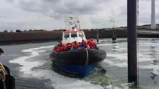 Drukte bij Reddingbootdag op Neeltje Jans [upl. by Nennek]