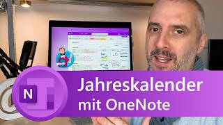 Kalender 2025 für OneNote Vorlage für Jahresplaner Download [upl. by Almond859]