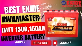 EXIDE IMTT 1500150AH INVERTER BETTER REVIEW  sasta inverter battery Exide 150ah battery [upl. by Norma]