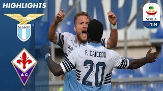 Lazio 10 Fiorentina  Immobile Strike Helps Lazio Secure Tight Home Win  Serie A [upl. by Lucila]