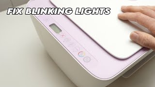 Fix Blinking Light on HP DeskJet 2842e amp 2855e Printer [upl. by Emil]