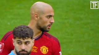 Sofyan Amrabat vs Manchester City  FA Cup Final 2324 Highlights [upl. by God701]