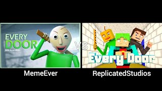 Baldis Basics Song  quotEvery Doorquot Part 3 MemeEver vs ReplicatedStudios [upl. by Atinid]