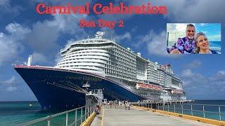 Carnival Celebration Eastern Caribbean Sea Day 2 [upl. by Willette]