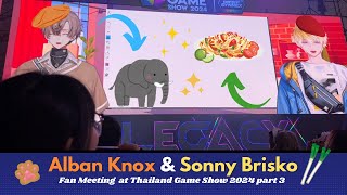 Fancam Alban Knox amp Sonny Brisko  Fan Meeting at TGS2024 part3 NijisanjiEN [upl. by Vacla]