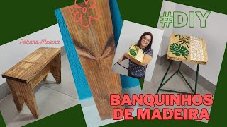 DIY Banquinhos de Madeira [upl. by Eletnahs653]