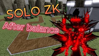 Solo ZK after balance  Still easy  Scp Tower Defense [upl. by Scrogan179]