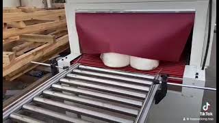 Automatic maxi roll paper heat shrink thermal packing machine [upl. by Joly959]