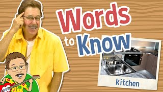 Words to Know  Kitchen Objects  Jack Hartmann [upl. by Macilroy]