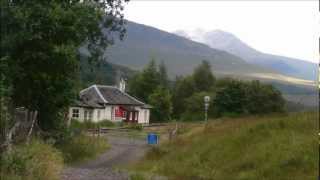 The West Highland Way to Glen Coe  Bridge of Orchy Argyll Scotland [upl. by Analem]