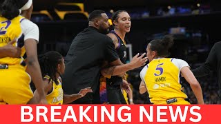 Brittney Griner Ejected After Near Fight in Mercury Sparks [upl. by Evvie]