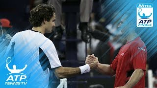 Federer v Nalbandian ATP Finals 2005 Final Highlights [upl. by Atinihs50]