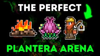 How to Build the BEST Plantera Arena in Terraria 14 Works w ExpertMaster Mode too [upl. by Aihcrop]